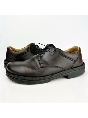 Footprints by Birkenstock Corvallis Brown Leather Lace Up Unisex Shoes EU 40